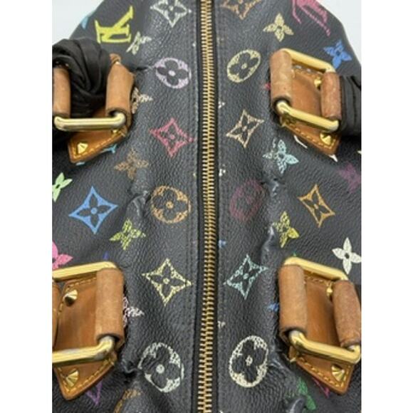 Louis Vuitton Monogram Multicolor Speedy 30 Black*Takashi Murakami 2010 Coll. - Picture 7 of 16